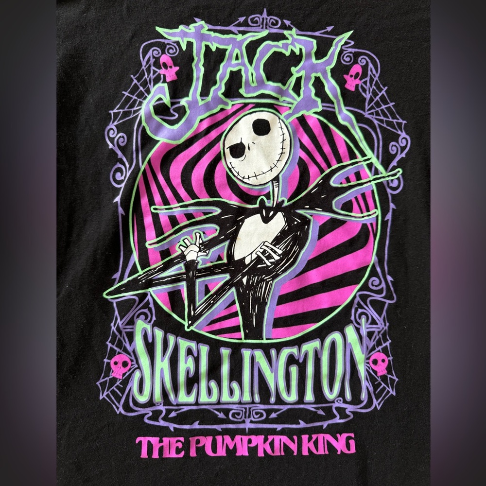 Disney’s The Nightmare Before Christmas girls shirt size XL (14/16) black